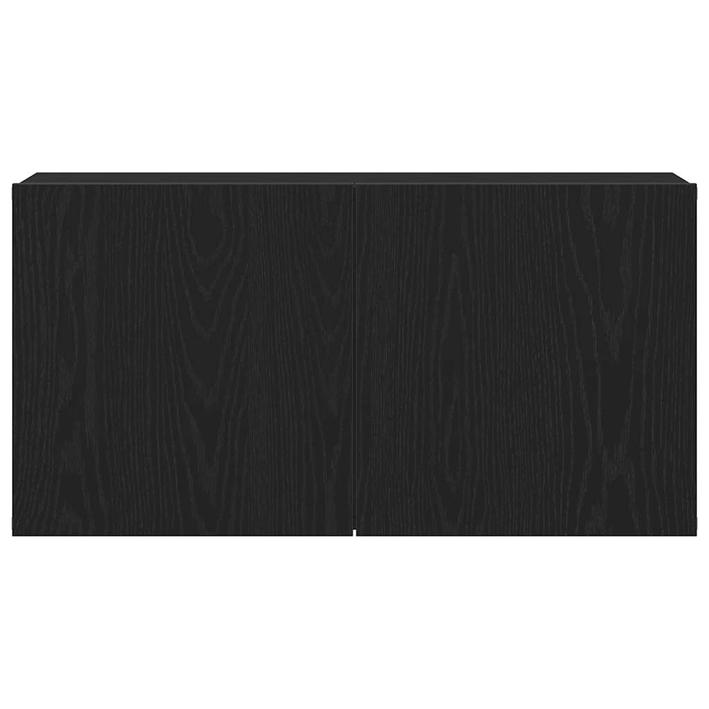 Meuble TV Chêne noir 80x30x41 cm Bois d'ingénierie - XIOS
