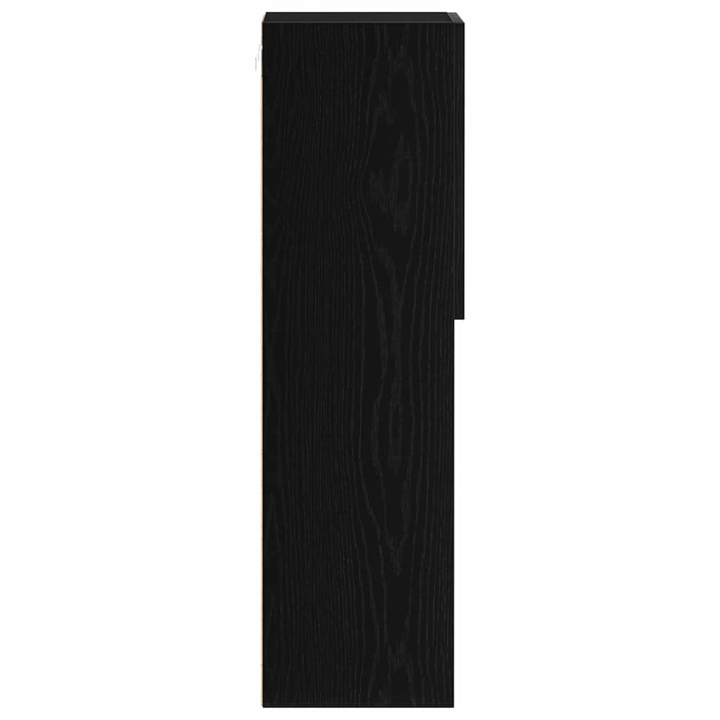 Meuble TV 2 pcs Noir 30.5 x 30 x 102 cm Bois d'ingénierie - XIOS