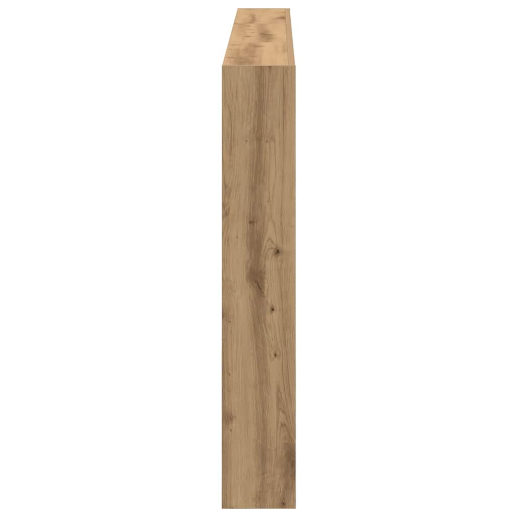 Armoire tête de lit avec LED chêne artisanal 180x17x102 cm - XIOS