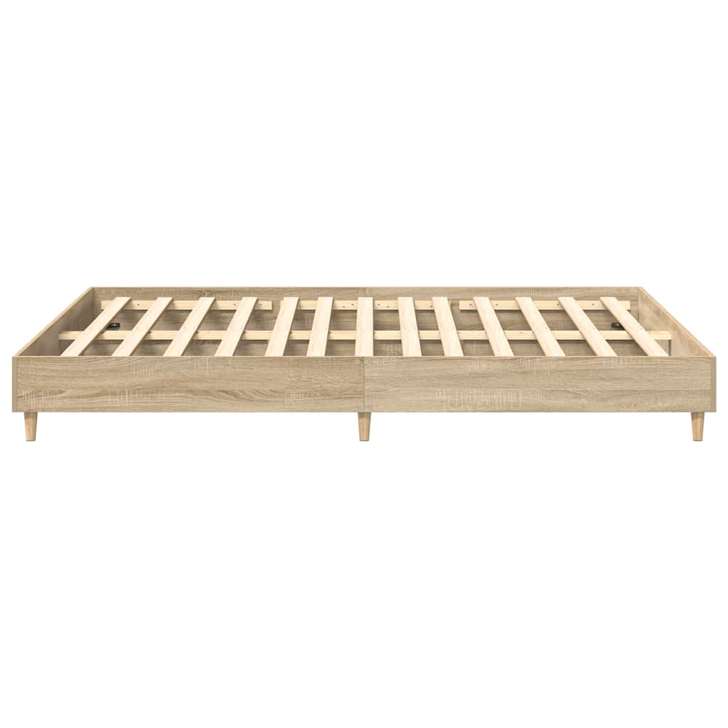 Cadre de lit sans matelas chêne sonoma 150x200 cm - XIOS
