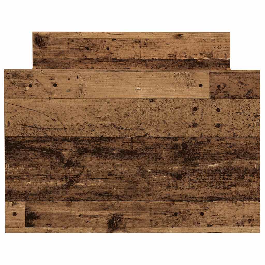 Cadre de lit sans matelas vieux bois 100x200 cm bois ingénierie - XIOS