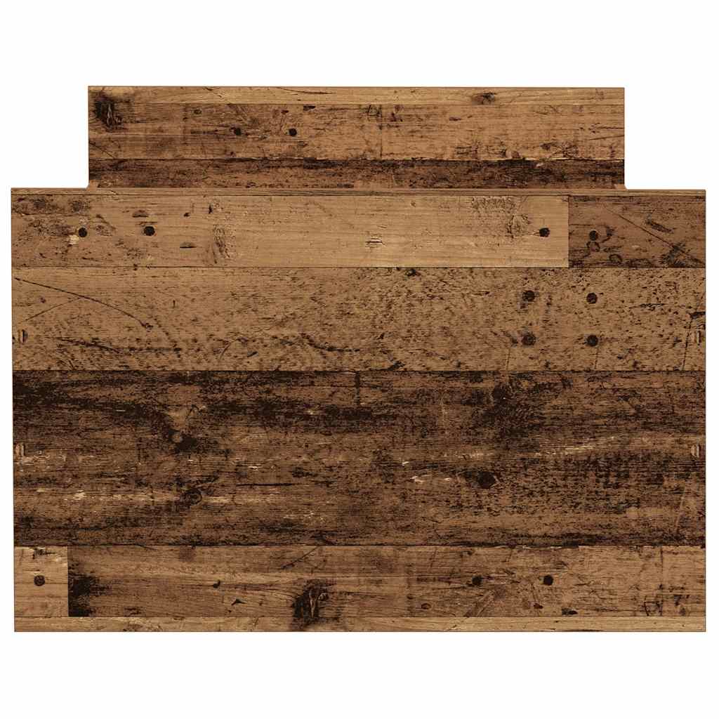 Cadre de lit sans matelas vieux bois 90x200 cm bois ingénierie - XIOS