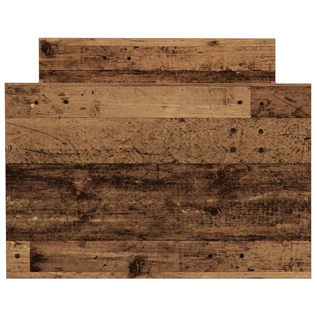 Cadre de lit sans matelas vieux bois 90x190 cm bois ingénierie - XIOS