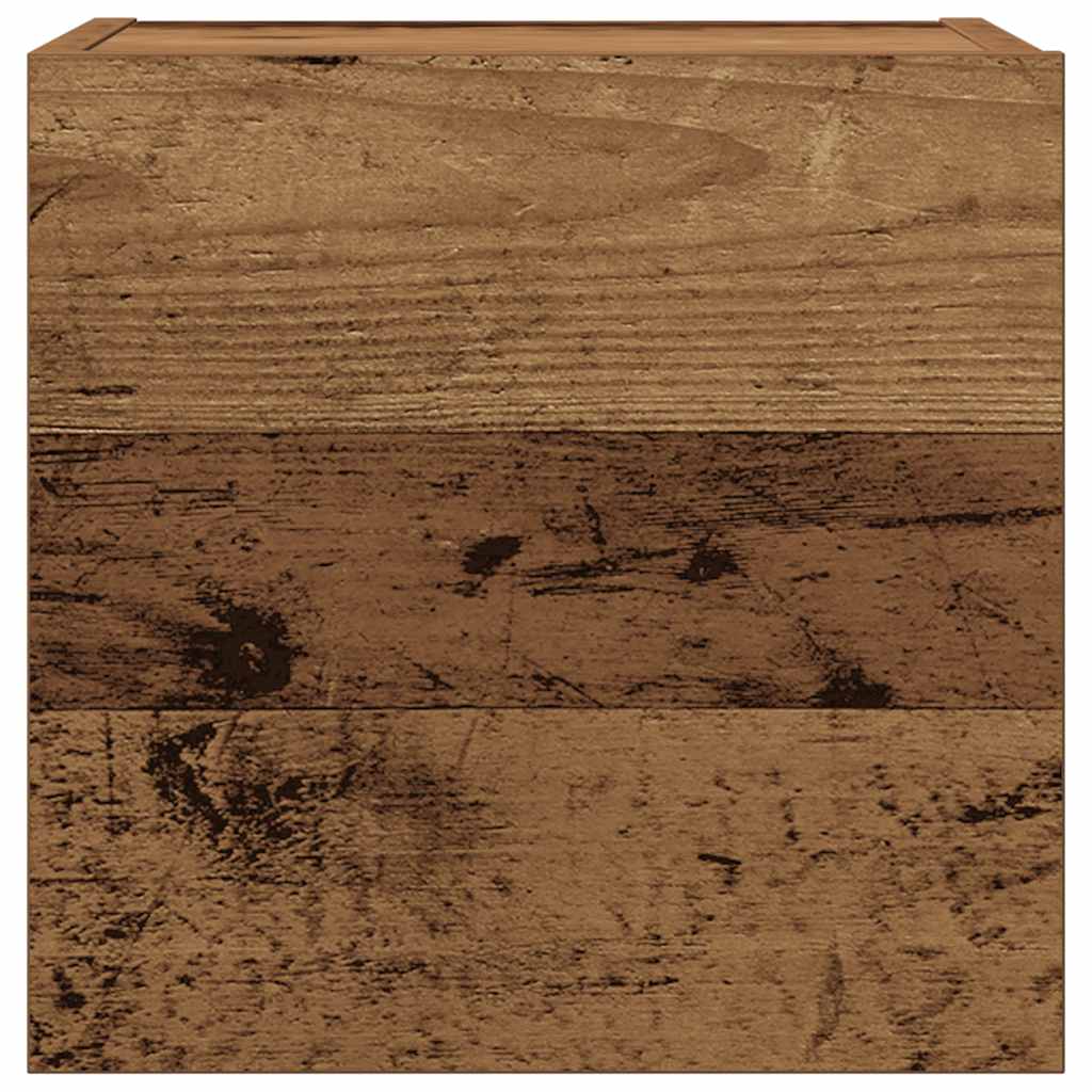 Ensemble de meuble TV mural 8 pcs vieux bois bois d'ingénierie - XIOS