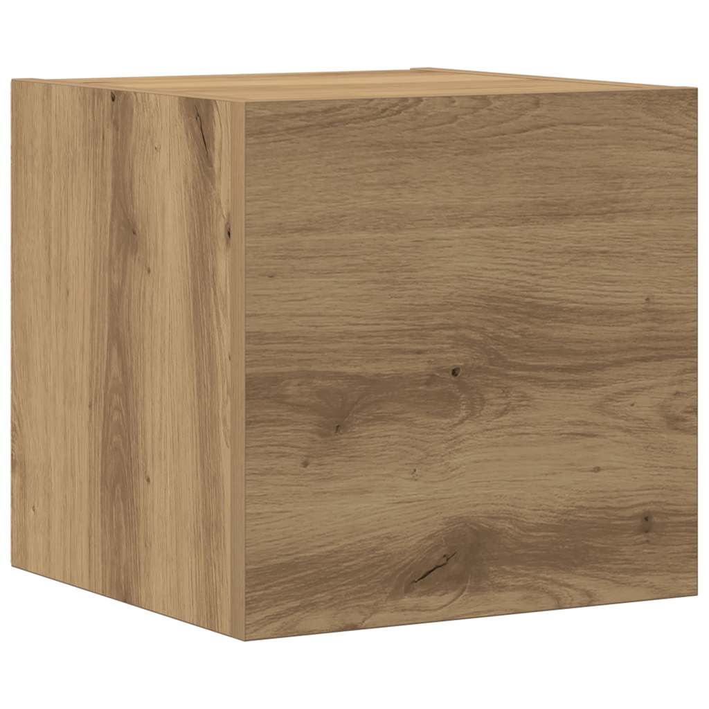 Meubles TV muraux 8 pcs vieux bois bois d'ingénierie Meubles TV vidaXL