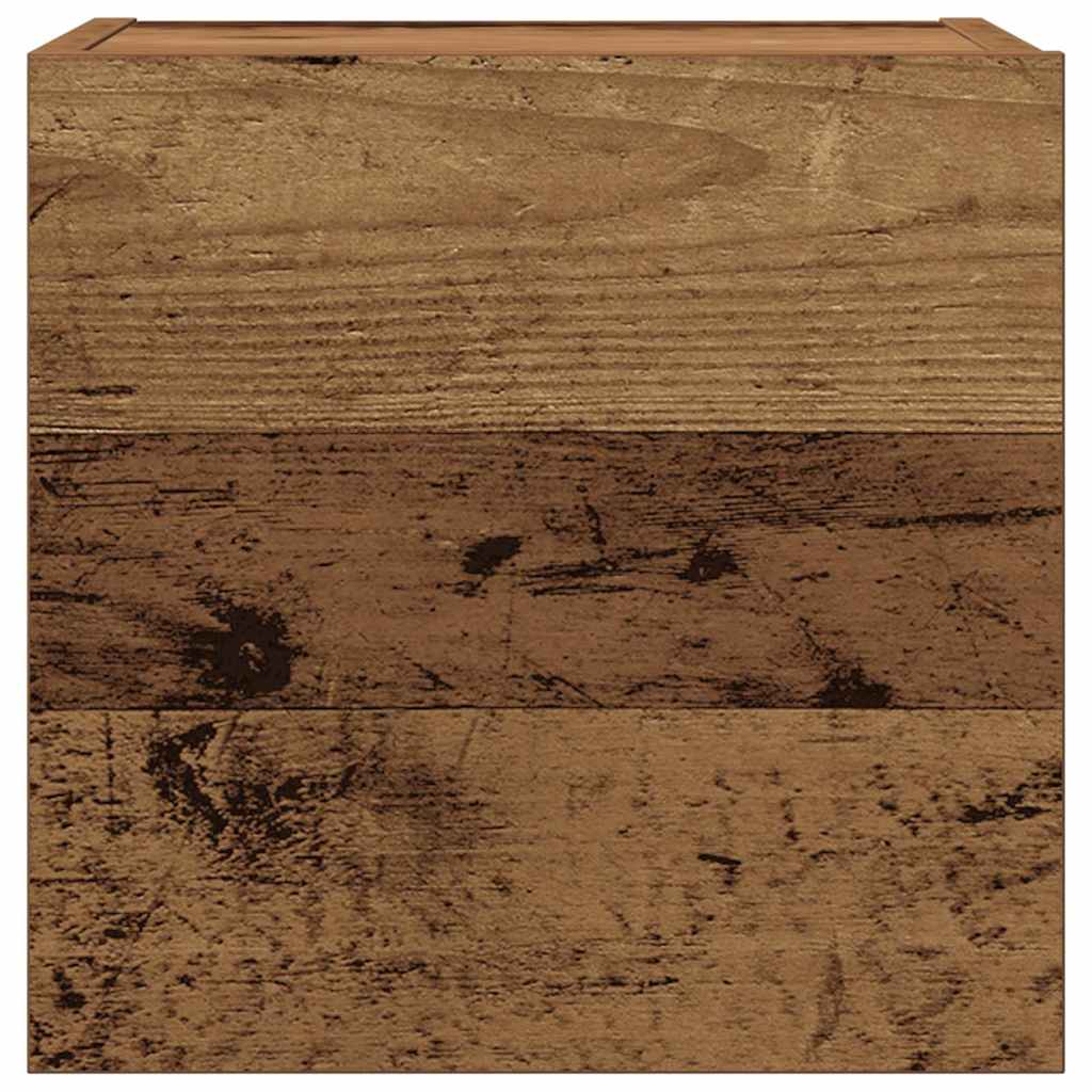 Meubles TV muraux 8 pcs vieux bois bois d'ingénierie Meubles TV vidaXL