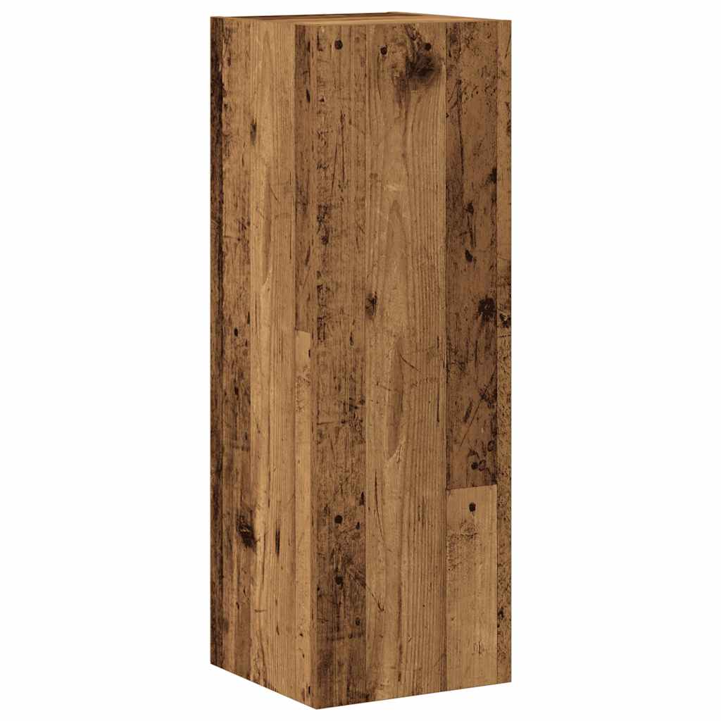 Ensemble de meuble TV mural 8 pcs vieux bois bois d'ingénierie - XIOS