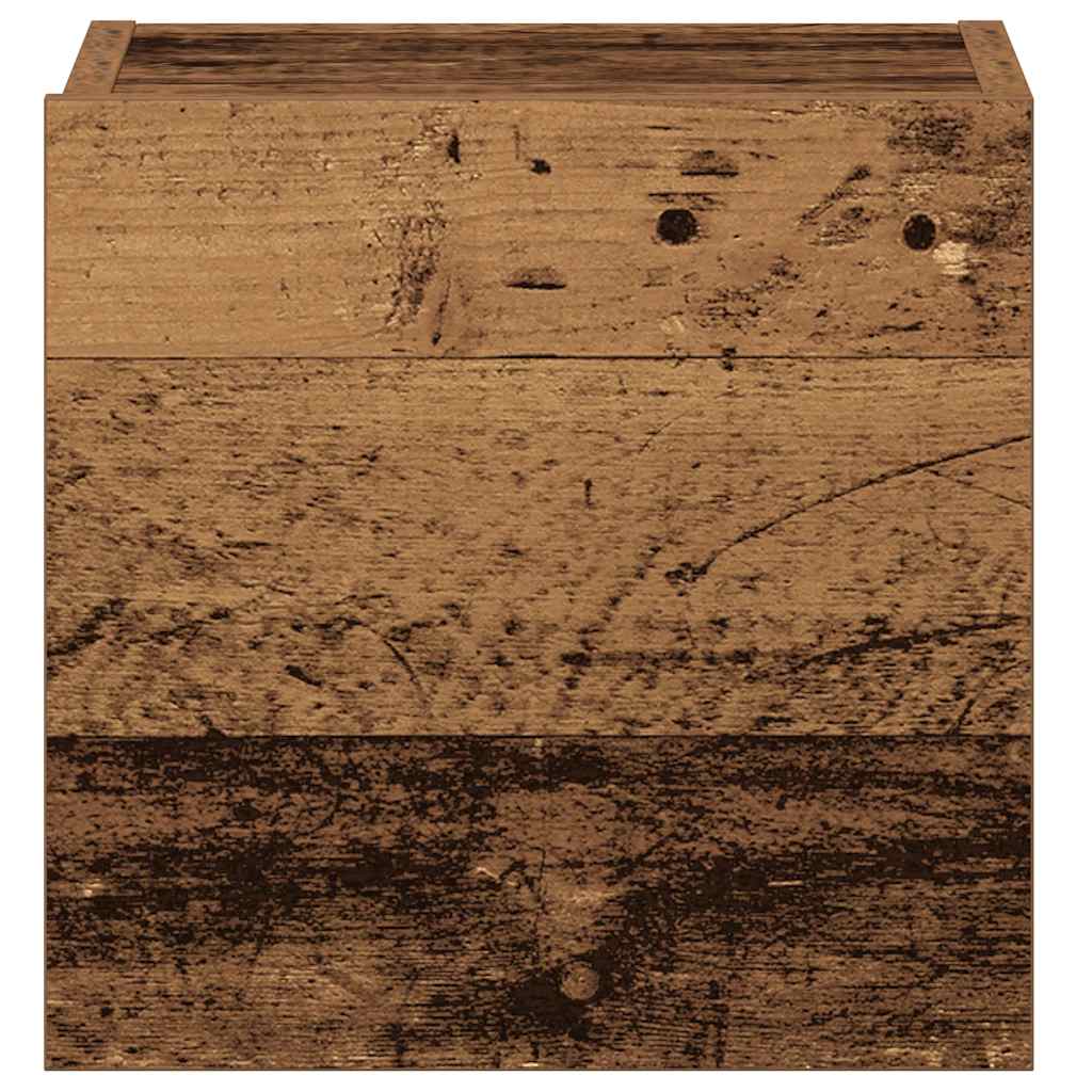 Meubles TV muraux 5 pcs vieux bois bois d'ingénierie - XIOS