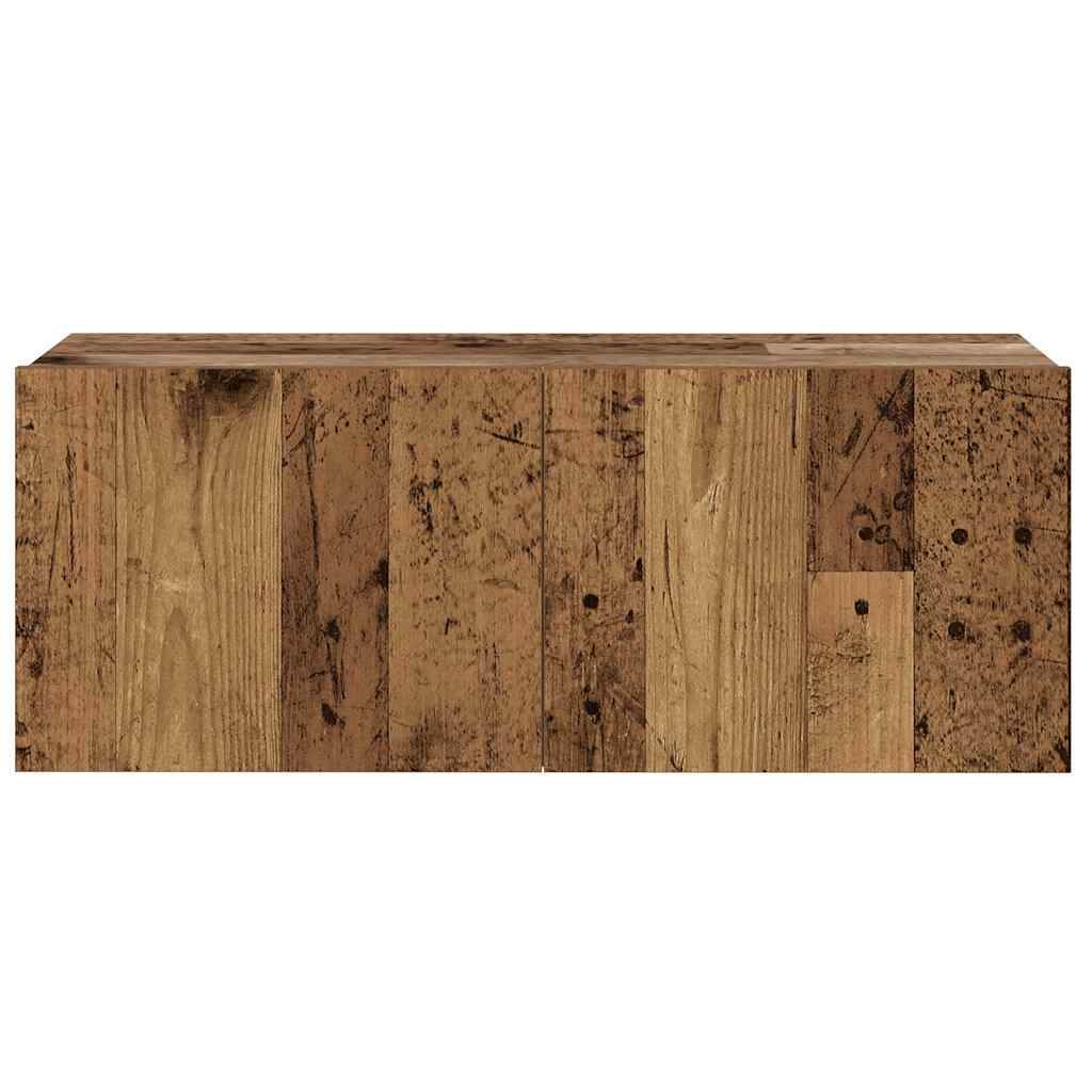 Meubles TV muraux 3 pcs vieux bois bois d'ingénierie Meubles TV vidaXL