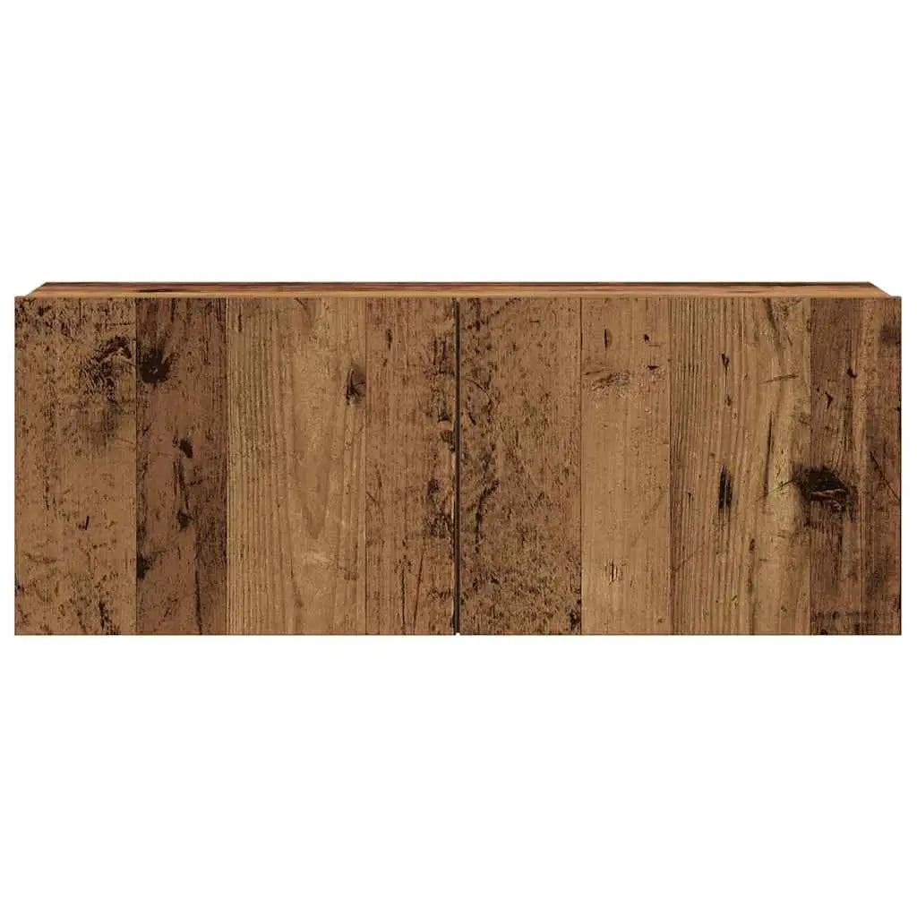 Meubles TV muraux 4 pcs vieux bois bois d’ingénierie - XIOS