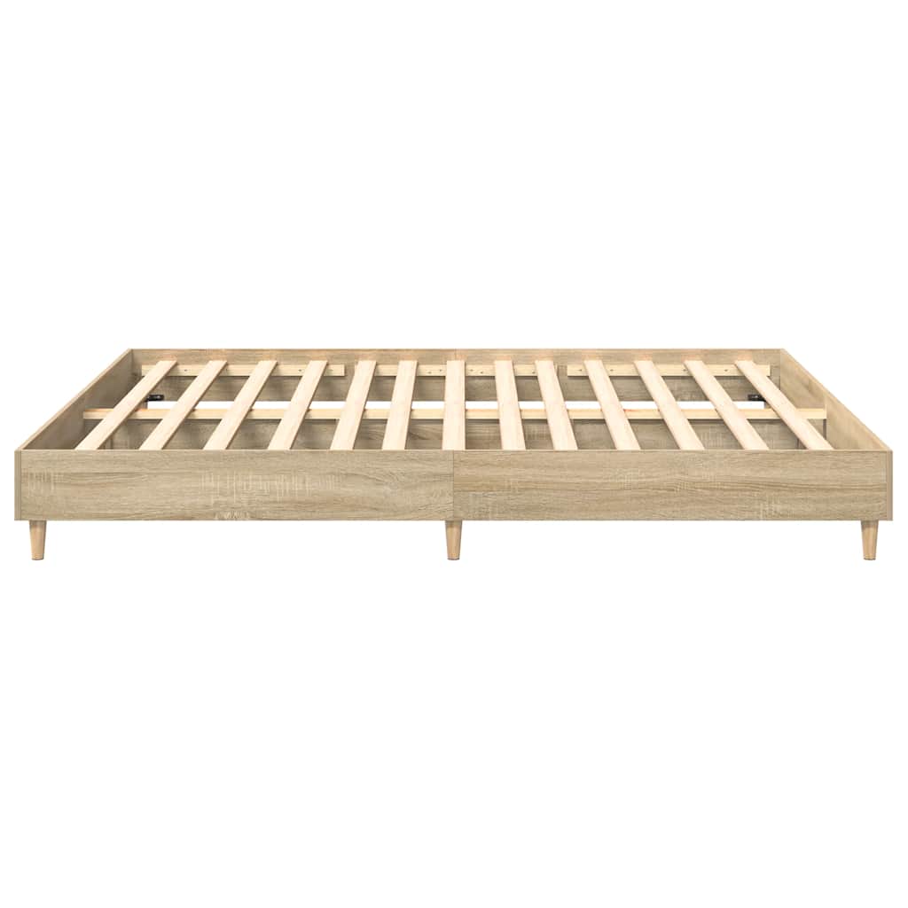 Cadre de lit sans matelas chêne sonoma 180x200 cm - XIOS