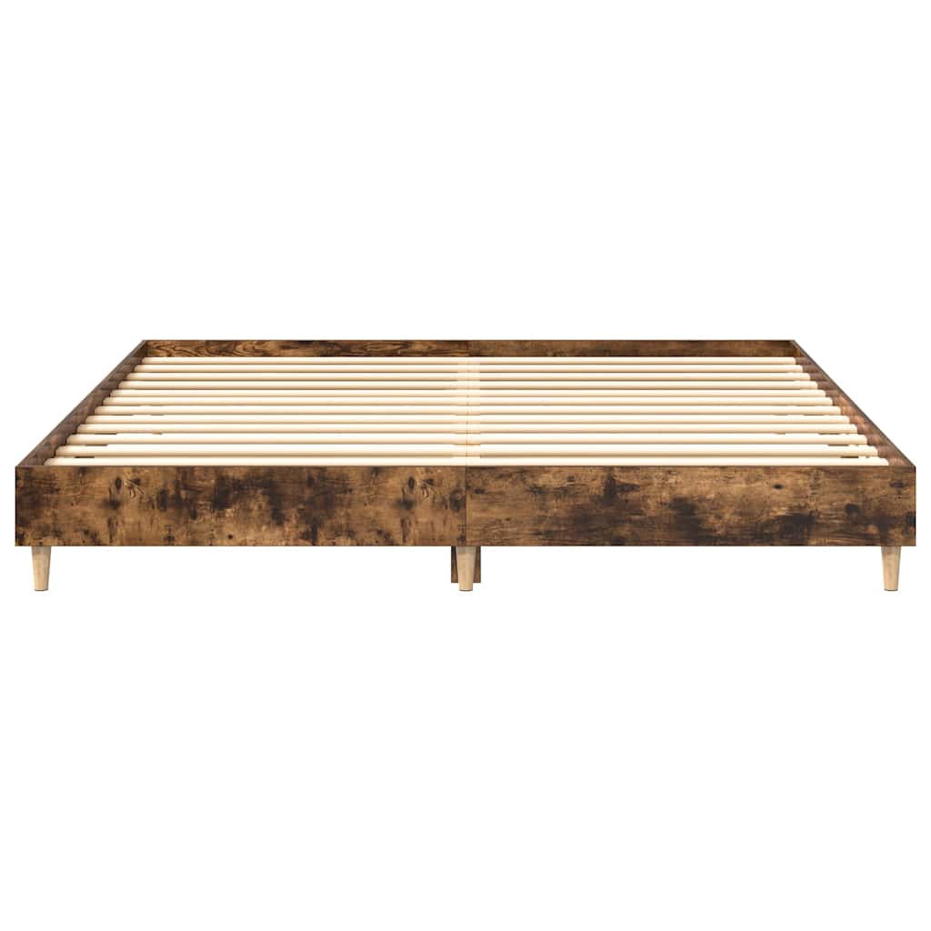 Cadre de lit sans matelas chêne fumé 180x200 cm - XIOS
