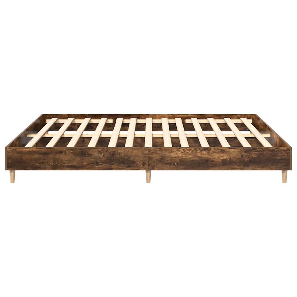 Cadre de lit sans matelas chêne fumé 180x200 cm - XIOS