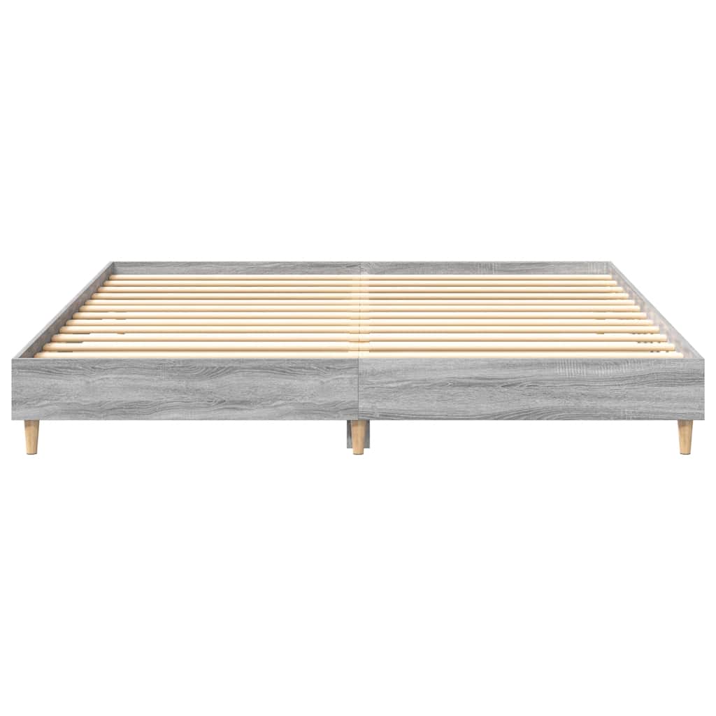 Cadre de lit sans matelas sonoma gris 180x200 cm - XIOS