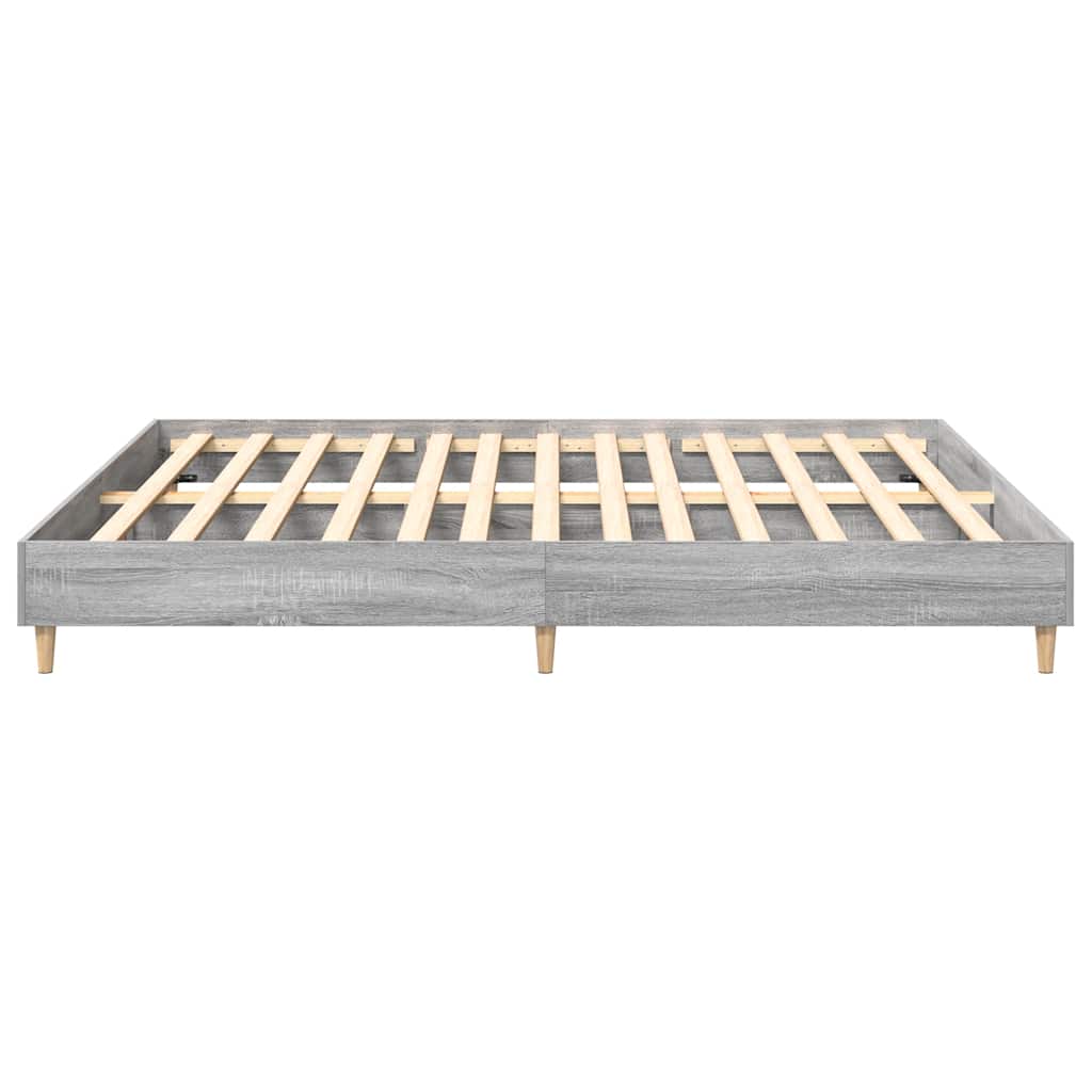 Cadre de lit sans matelas sonoma gris 180x200 cm - XIOS