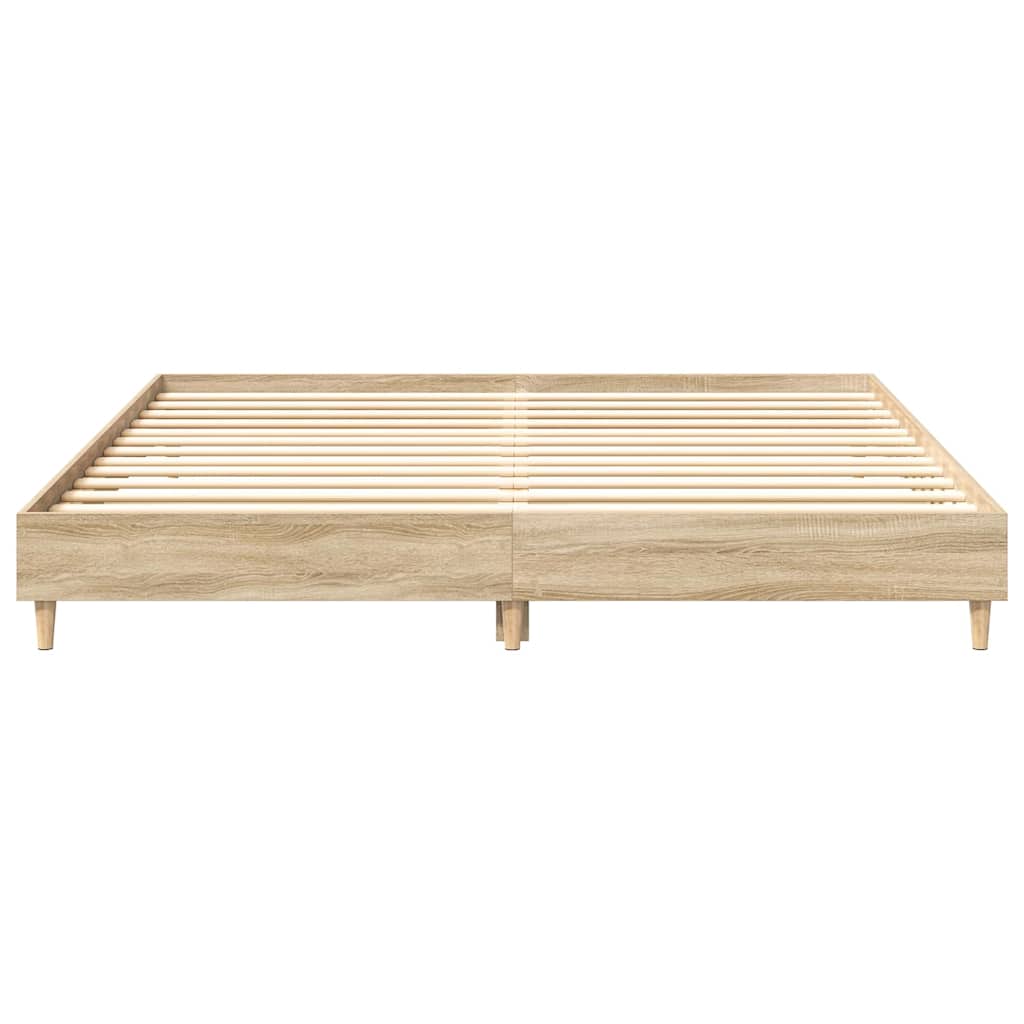 Cadre de lit sans matelas chêne sonoma 160x200 cm - XIOS