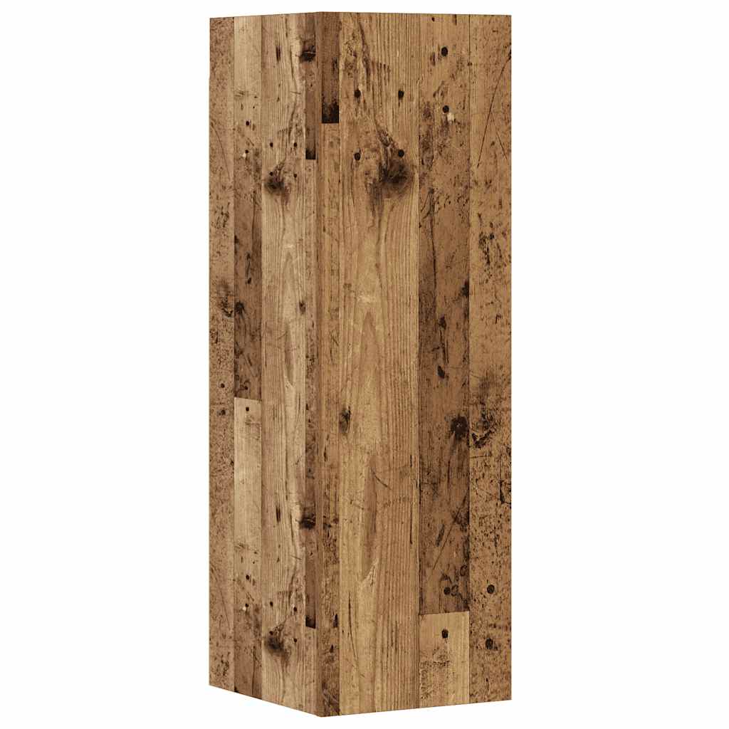 Ensemble de meuble TV mural 6 pcs vieux bois bois d'ingénierie - XIOS