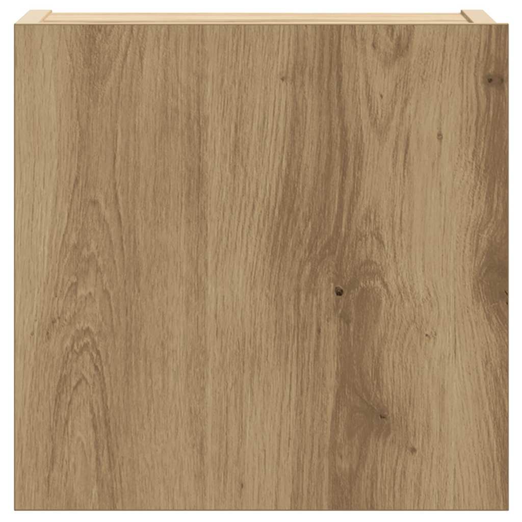 Ensemble de meuble TV mural 8 pcs chêne artisanal - XIOS