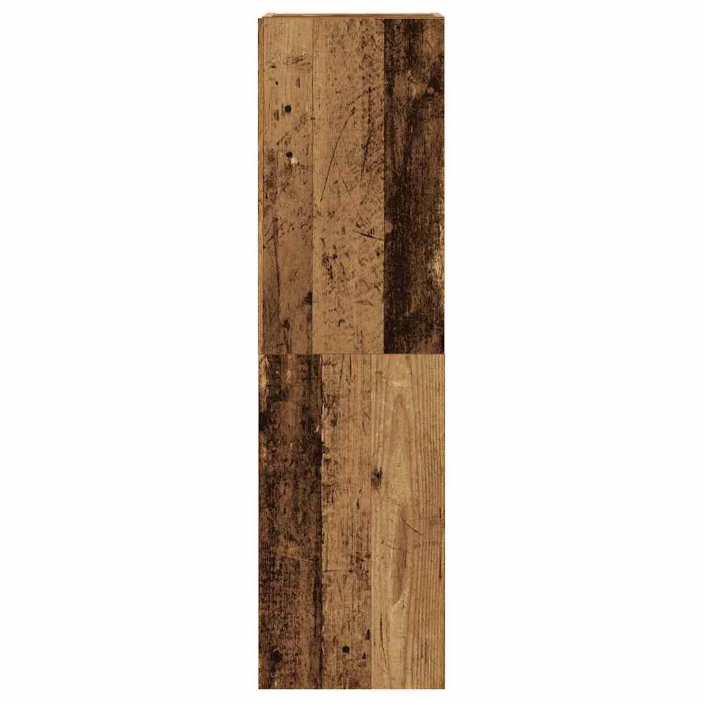 Ensemble de meuble TV mural 8 pcs vieux bois bois d'ingénierie - XIOS