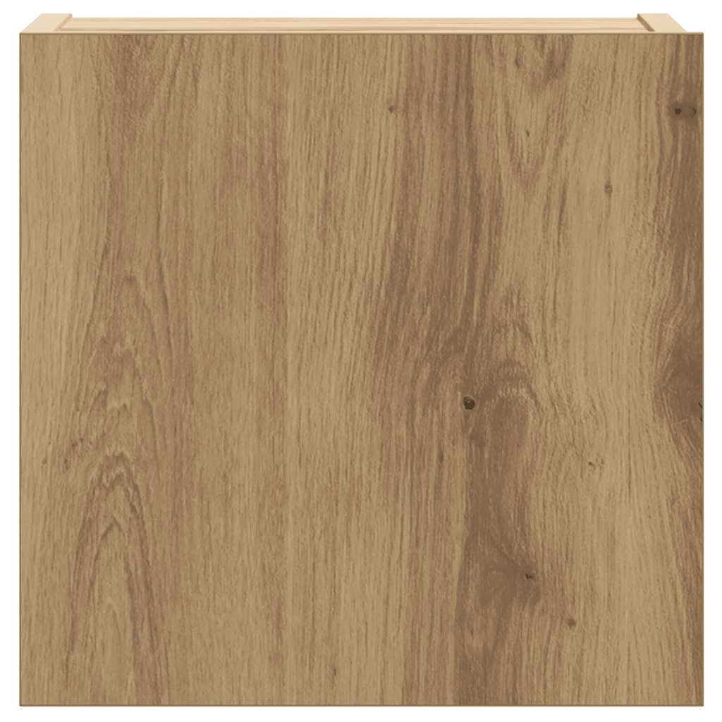 Ensemble de meuble TV mural 8 pcs chêne artisanal - XIOS