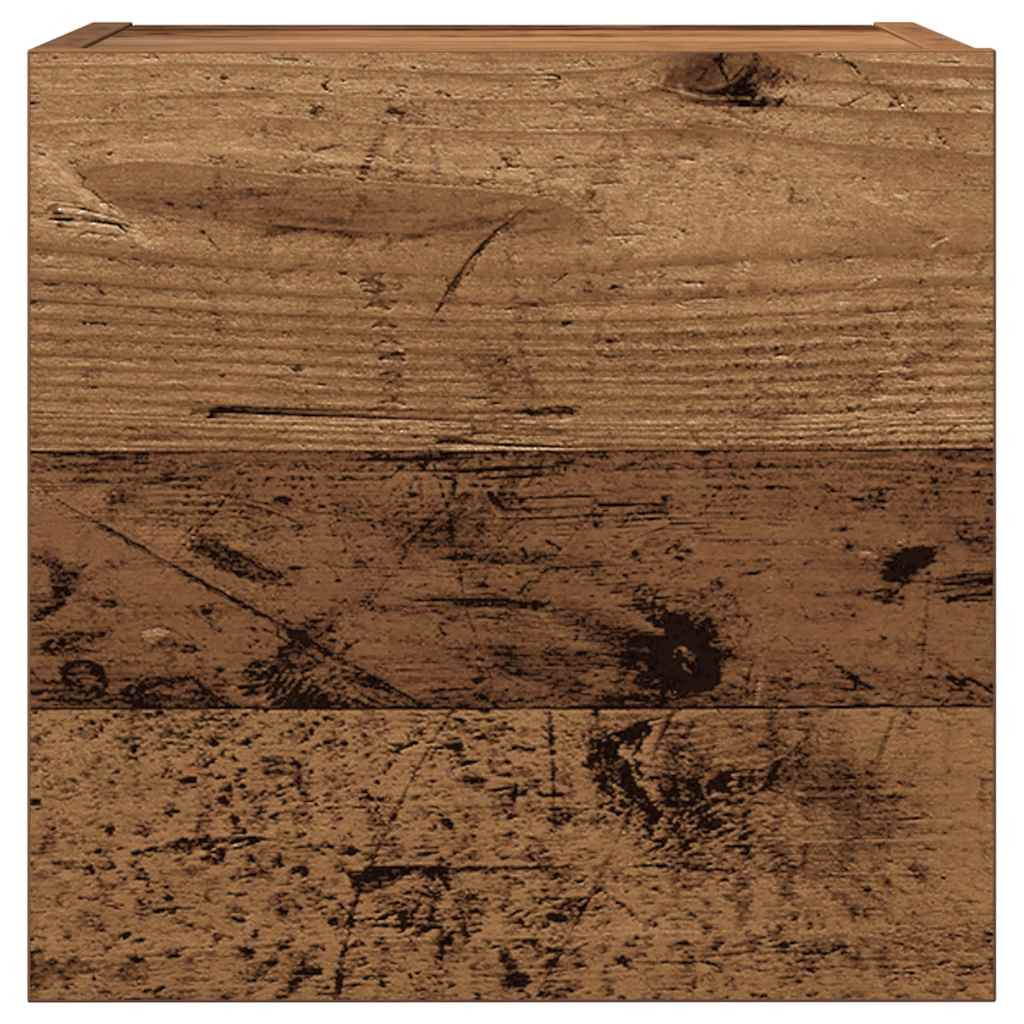Ensemble de meuble TV mural 7 pcs vieux bois bois d'ingénierie - XIOS