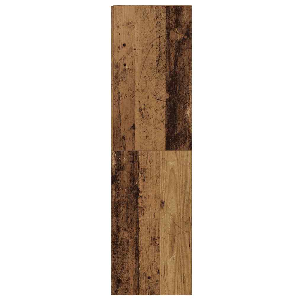 Ensemble de meuble TV mural 4 pcs vieux bois bois d'ingénierie - XIOS