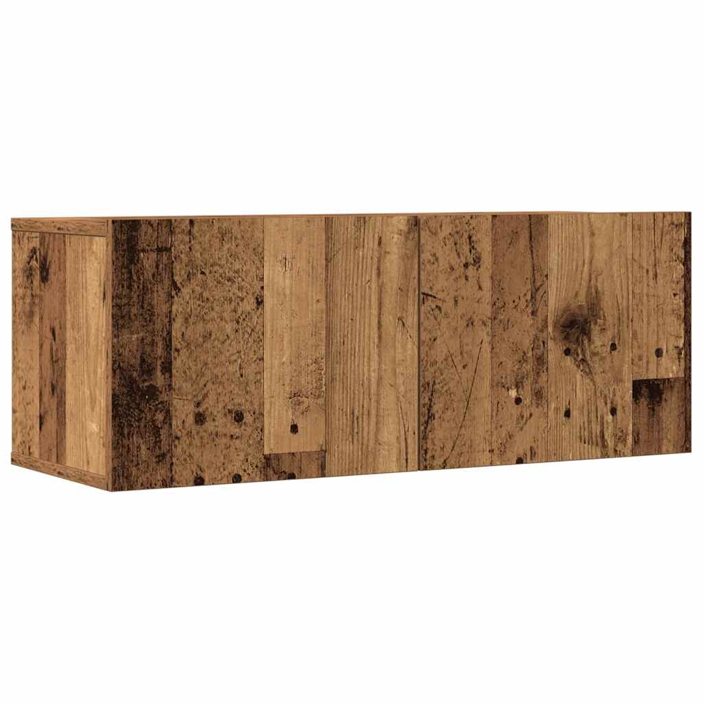 Ensemble de meuble TV mural 3 pcs vieux bois bois d'ingénierie - XIOS