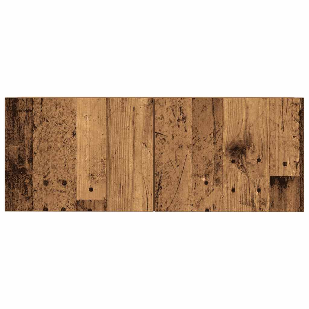 Ensemble de meuble TV mural 7 pcs vieux bois bois d'ingénierie - XIOS