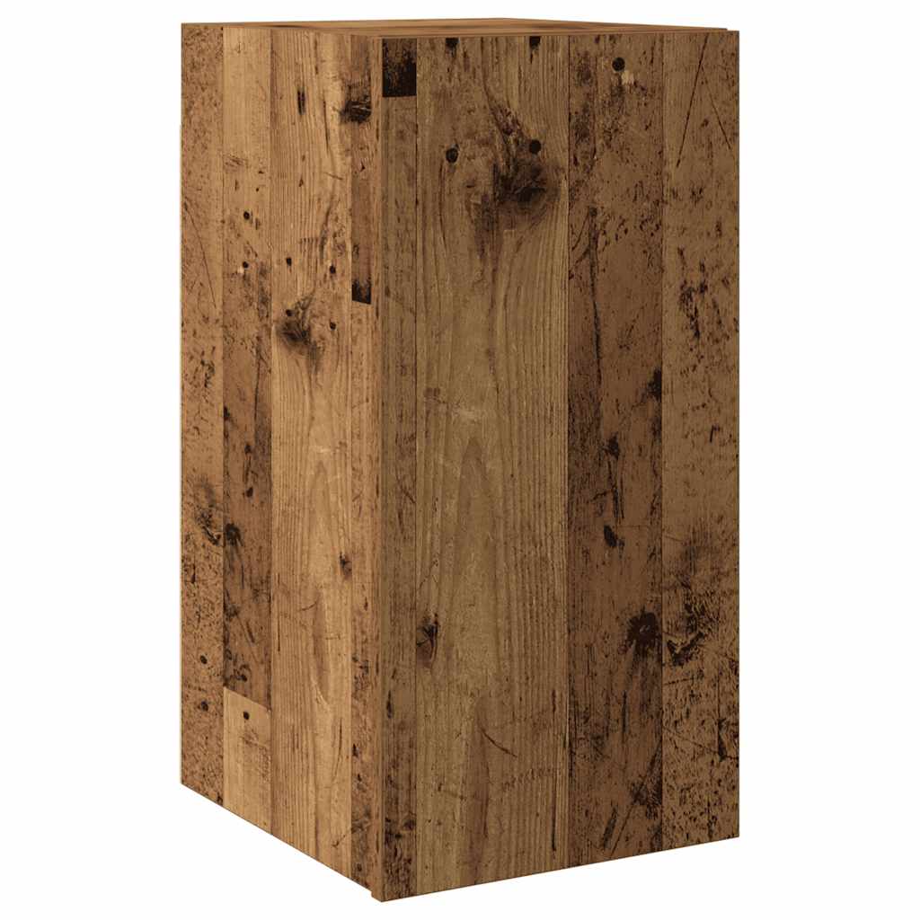 Ensemble de meuble TV mural 4 pcs vieux bois bois d'ingénierie - XIOS