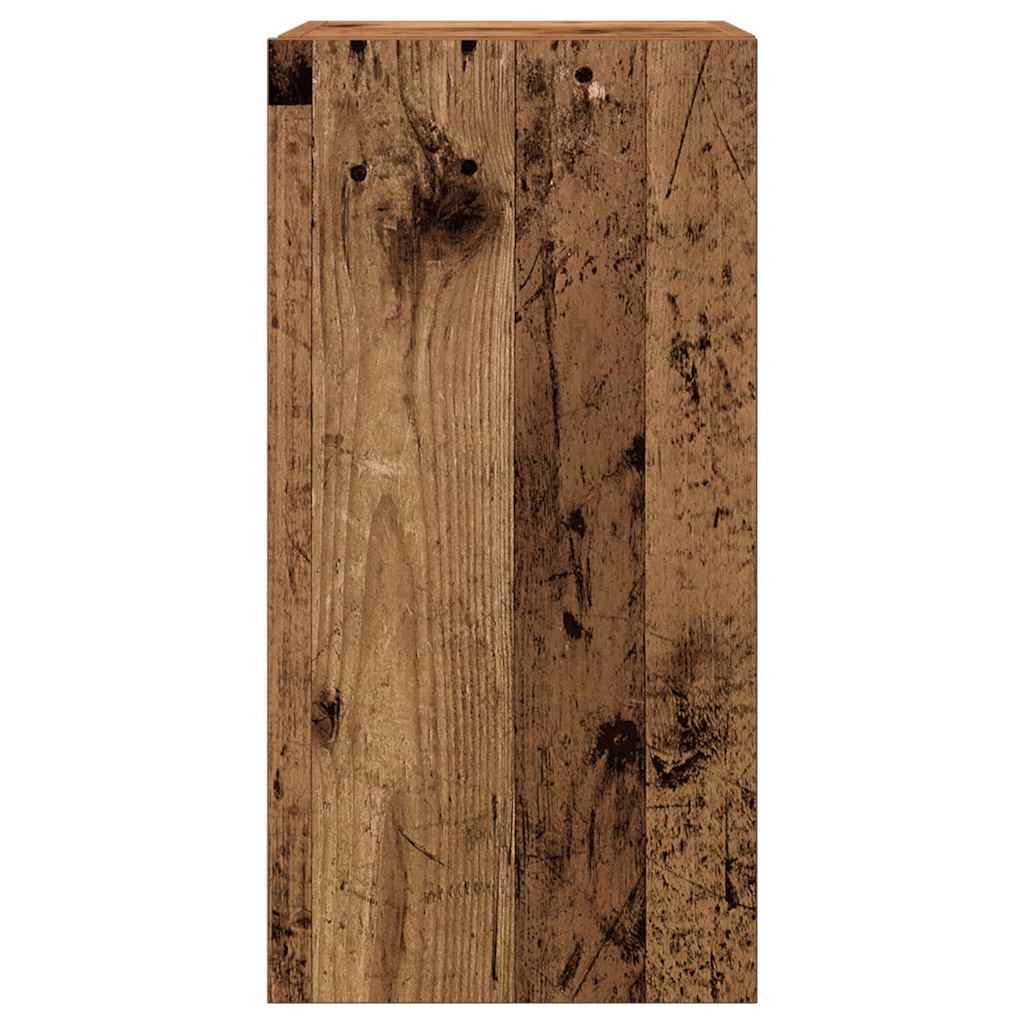 Ensemble de meuble TV mural 4 pcs vieux bois bois d'ingénierie - XIOS