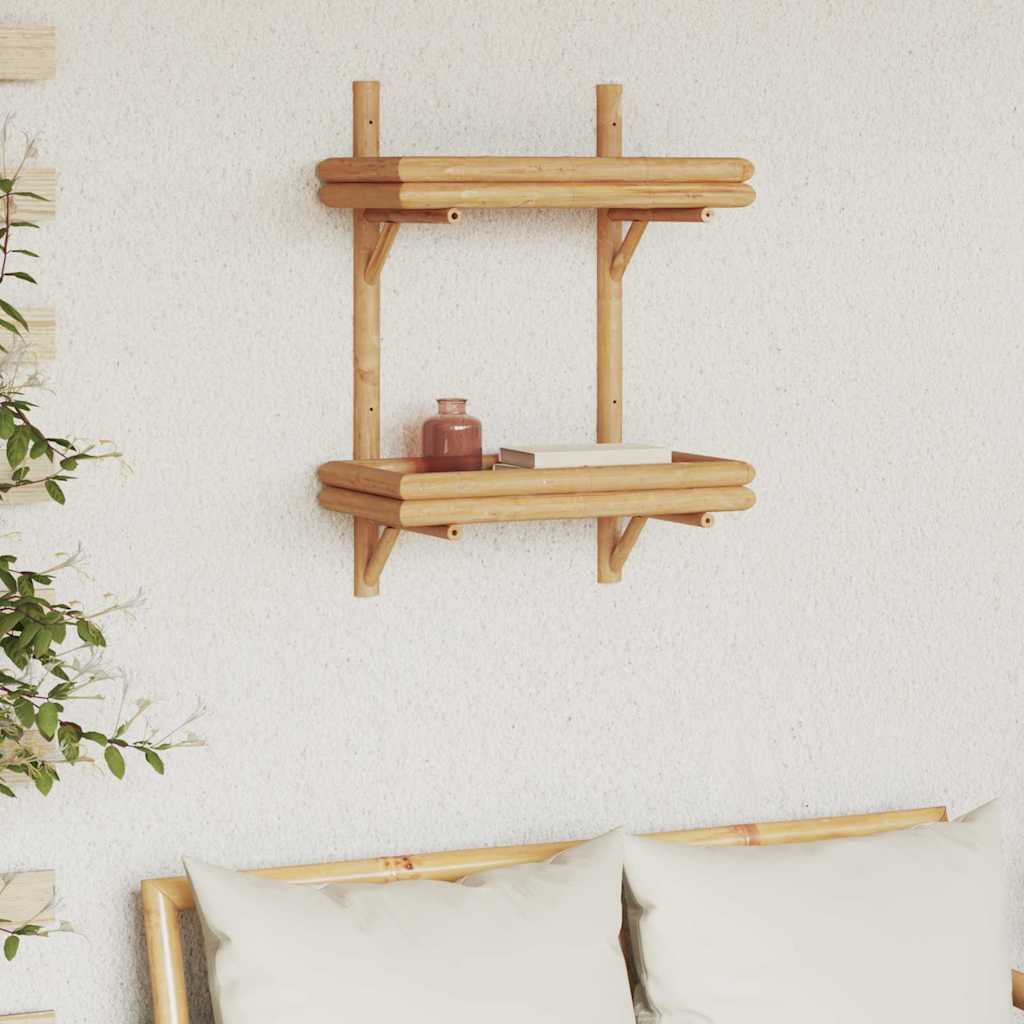 Étagère Murale avec étagère Marron 45 x 26 x 60 cm Bambou - XIOS