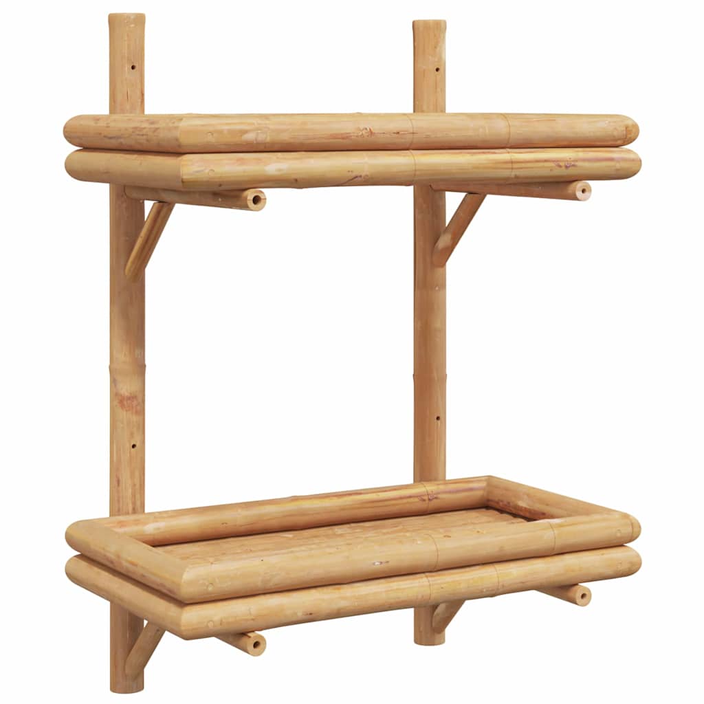 Étagère Murale avec étagère Marron 45 x 26 x 60 cm Bambou - XIOS