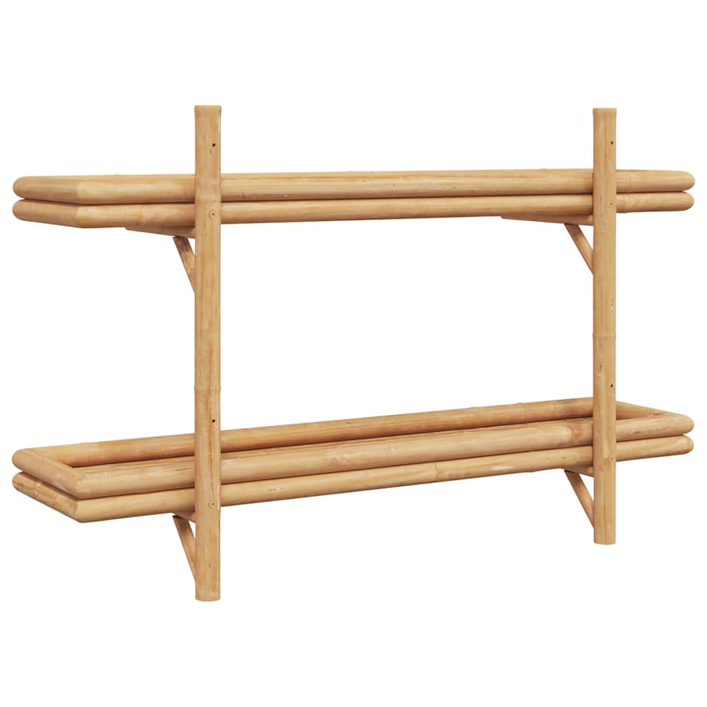 Étagère Murale avec étagère Marron 100 x 26 x 60 cm Bambou - XIOS