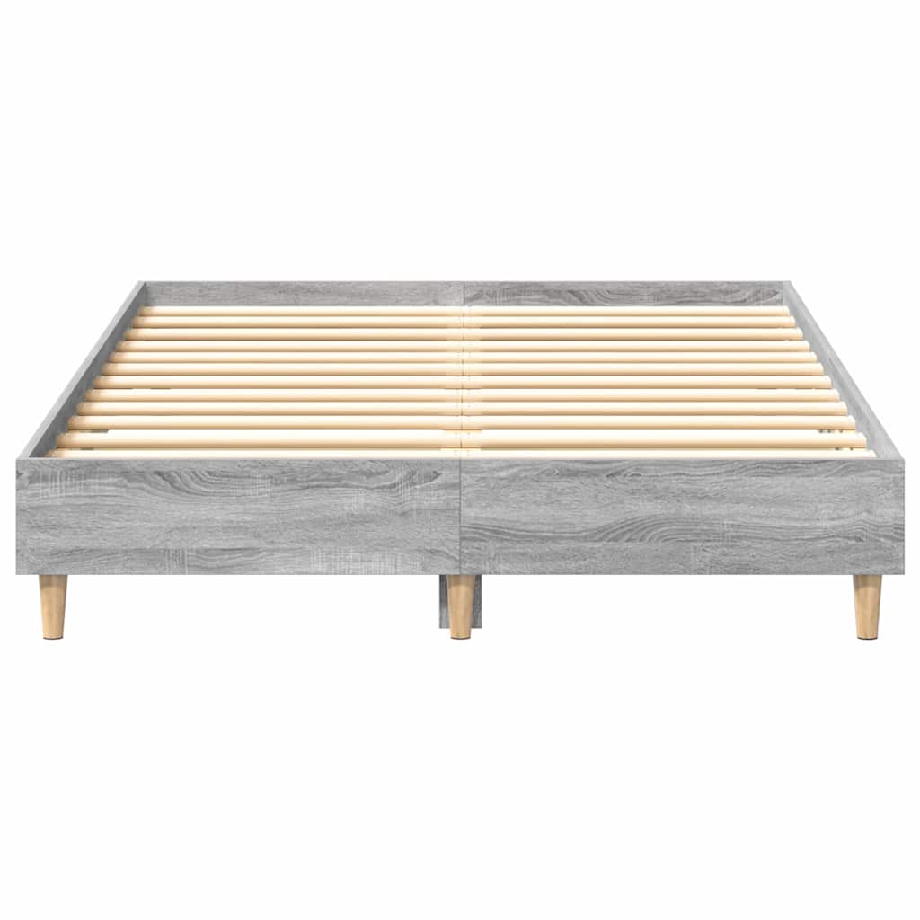 Cadre de lit Sonoma gris 120 x 190 cm Bois d'ingénierie - XIOS