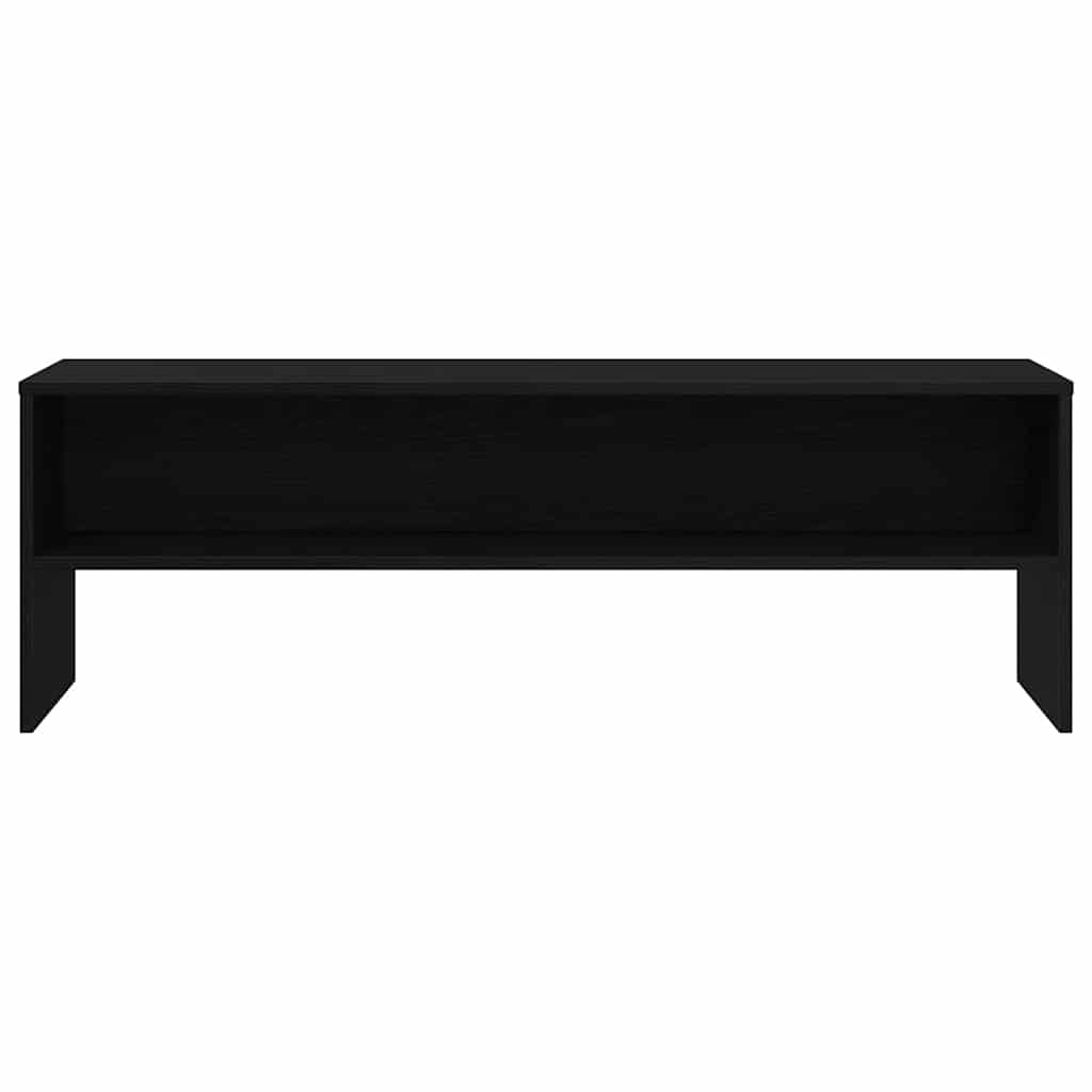 Meuble TV chêne noir 120x40x40 cm bois d'ingénierie - XIOS