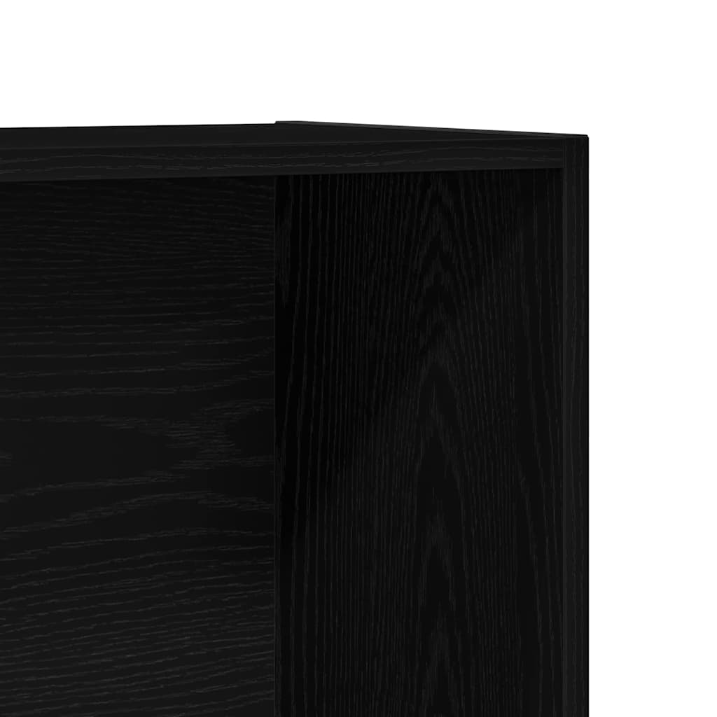 Bibliothèque Chêne noir 36 x 30 x 143 cm Bois d'ingénierie - XIOS