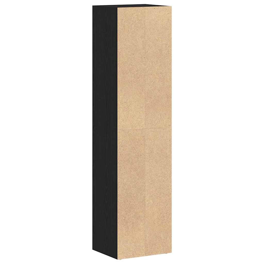 Bibliothèque Chêne noir 36 x 30 x 143 cm Bois d'ingénierie - XIOS