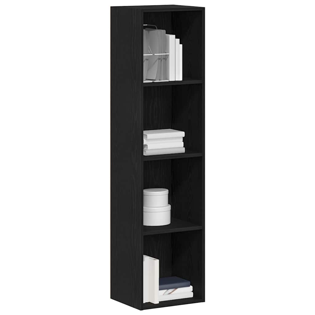 Bibliothèque Chêne noir 36 x 30 x 143 cm Bois d'ingénierie - XIOS