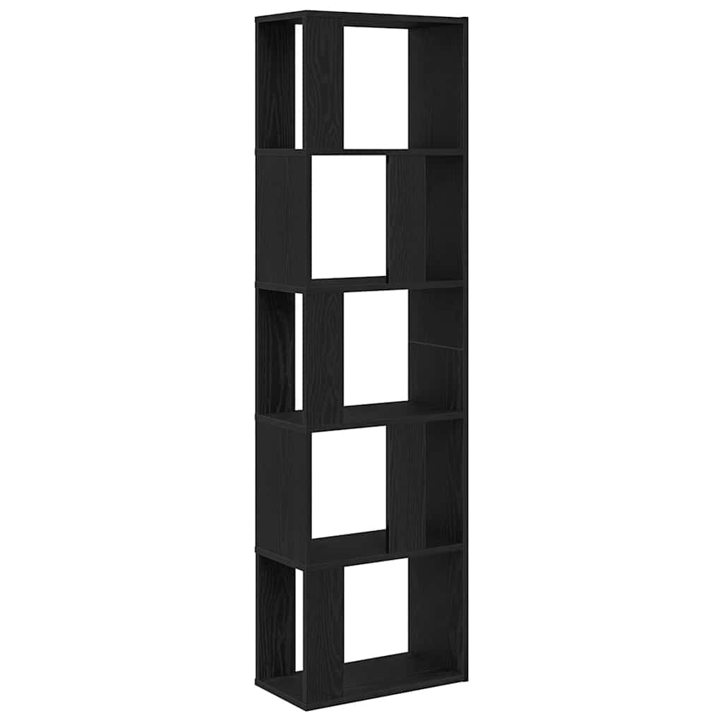 Bibliothèque/Séparateur de pièce chêne noir 45x24x159 cm - XIOS