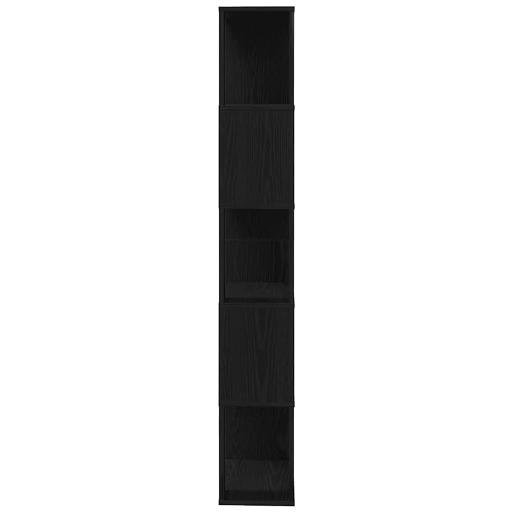 Bibliothèque/Séparateur de pièce chêne noir 45x24x159 cm - XIOS