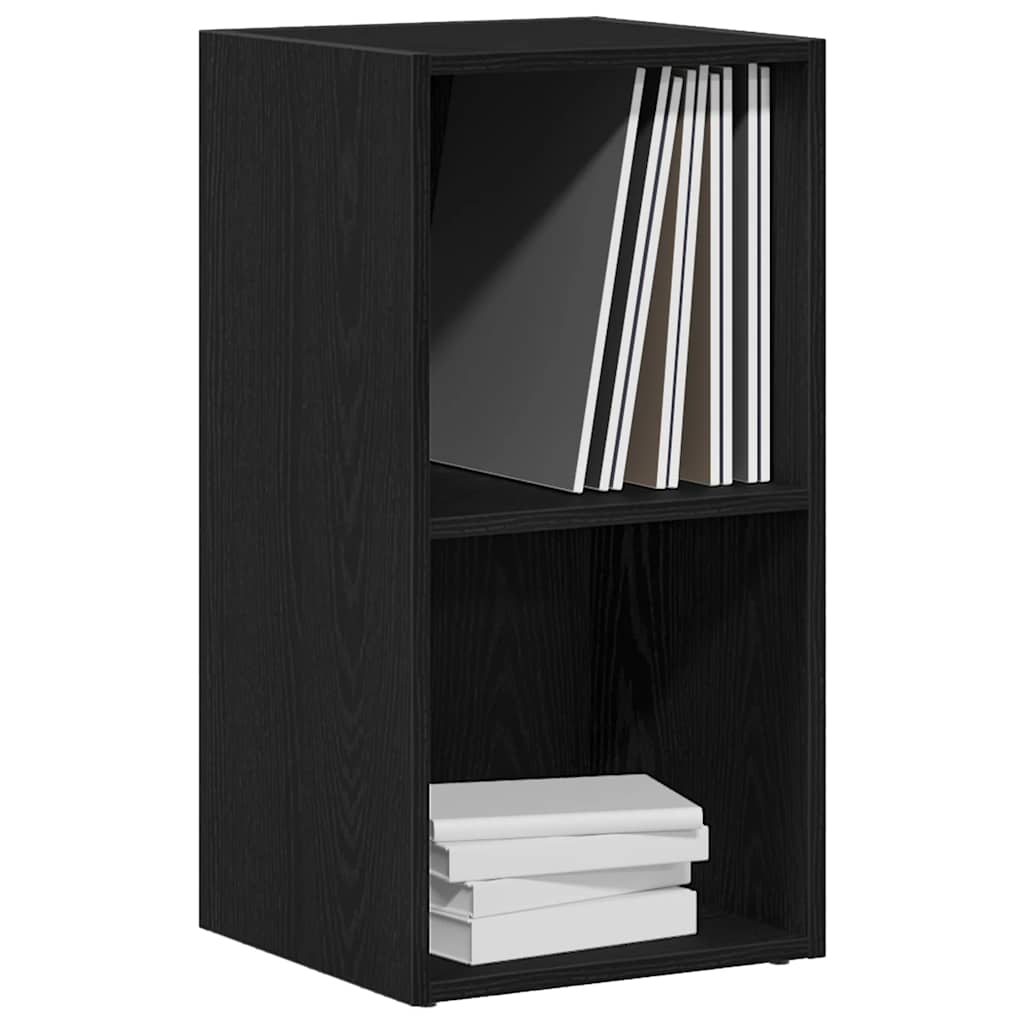 Boîtes de rangement LP chêne noir 71x34x36 cm bois ingénierie - XIOS