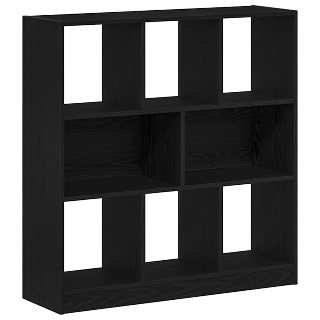 Bibliothèque chêne noir 97,5x29,5x100 cm bois d'ingénierie - XIOS