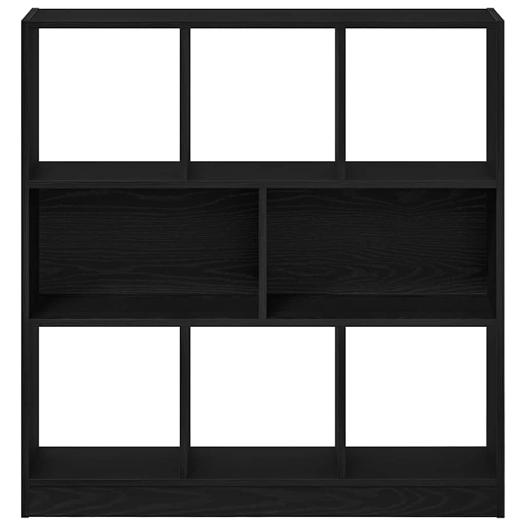 Bibliothèque chêne noir 97,5x29,5x100 cm bois d'ingénierie - XIOS