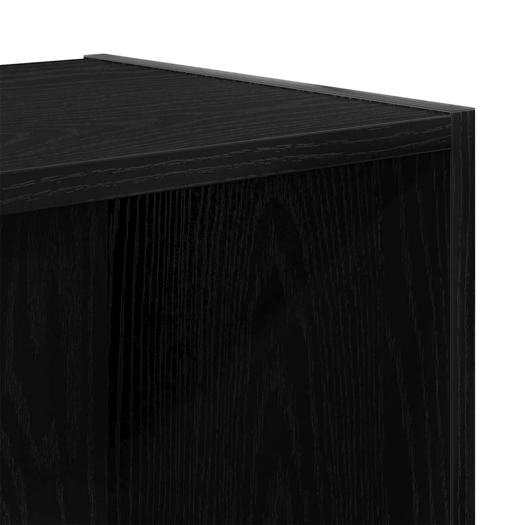Bibliothèque Chêne noir 143 x 30 x 36 cm Bois d'ingénierie - XIOS