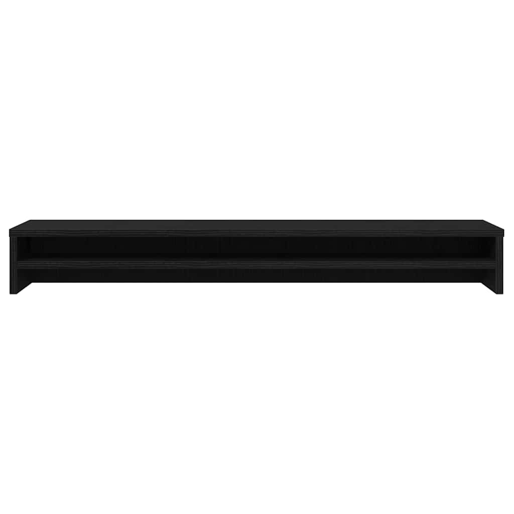 Support d'écran en chêne noir 100 x 24 x 13 cm Bois d'ingénierie - XIOS