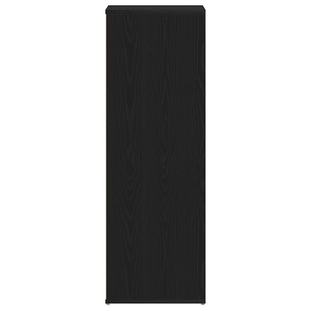 Étagère à chaussures chêne noir 54x34x100,5 cm bois ingénierie - XIOS