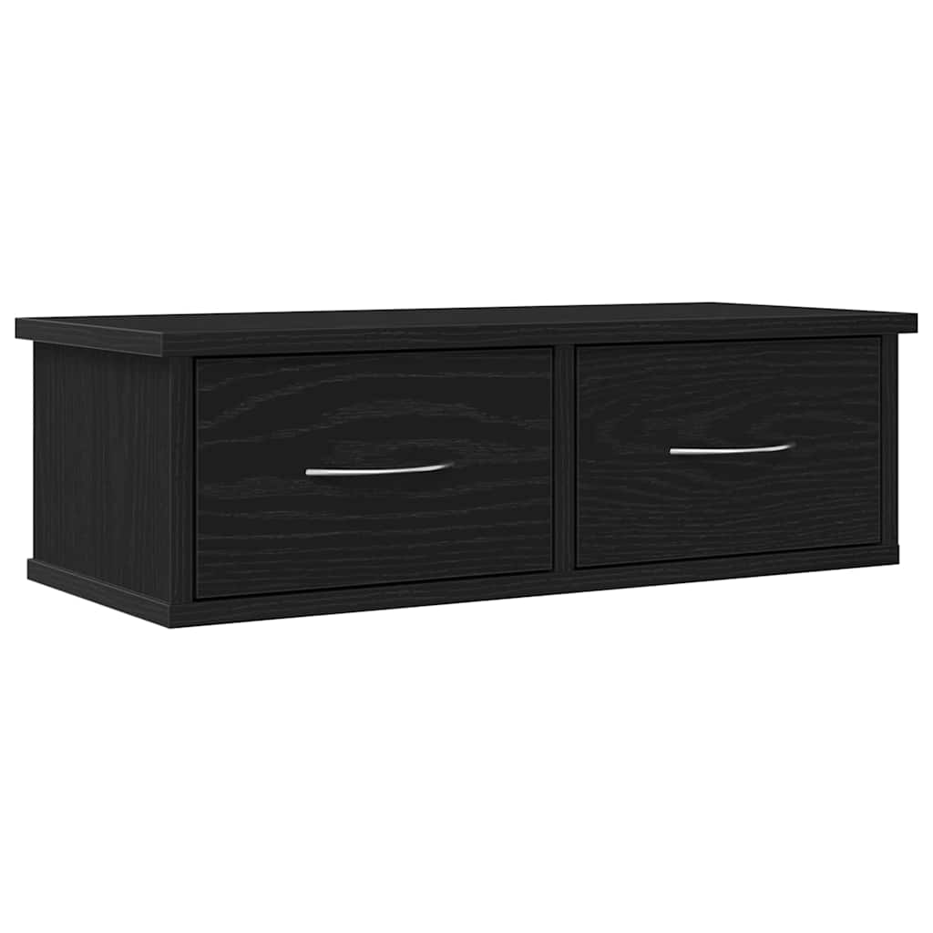 Meuble mural Chêne noir 60 x 26 x 18.5 cm Bois d'ingénierie - XIOS