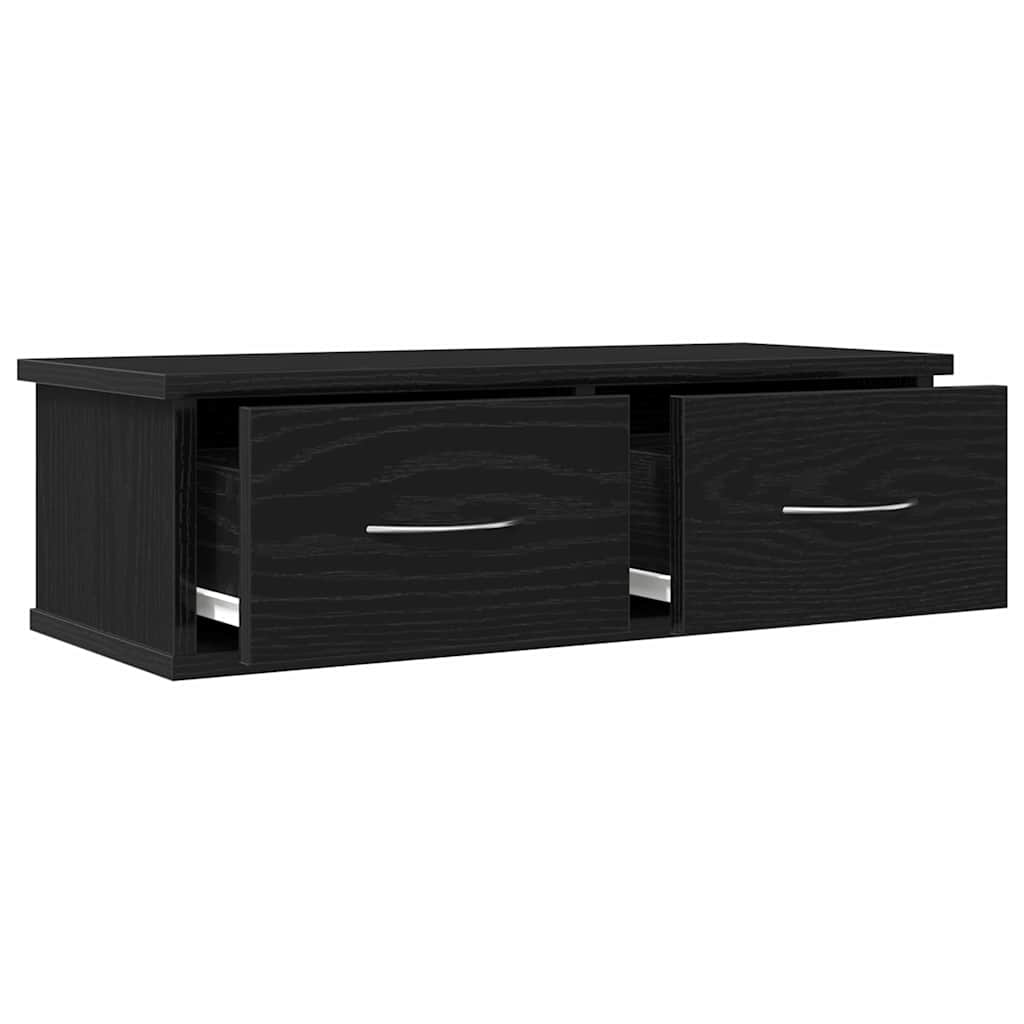 Meuble mural Chêne noir 60 x 26 x 18.5 cm Bois d'ingénierie - XIOS