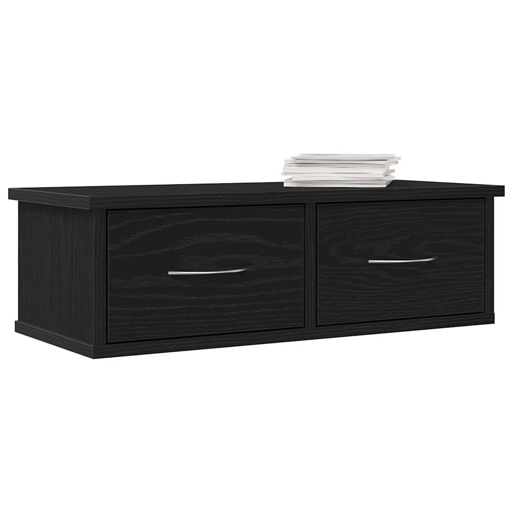 Meuble mural Chêne noir 60 x 26 x 18.5 cm Bois d'ingénierie - XIOS