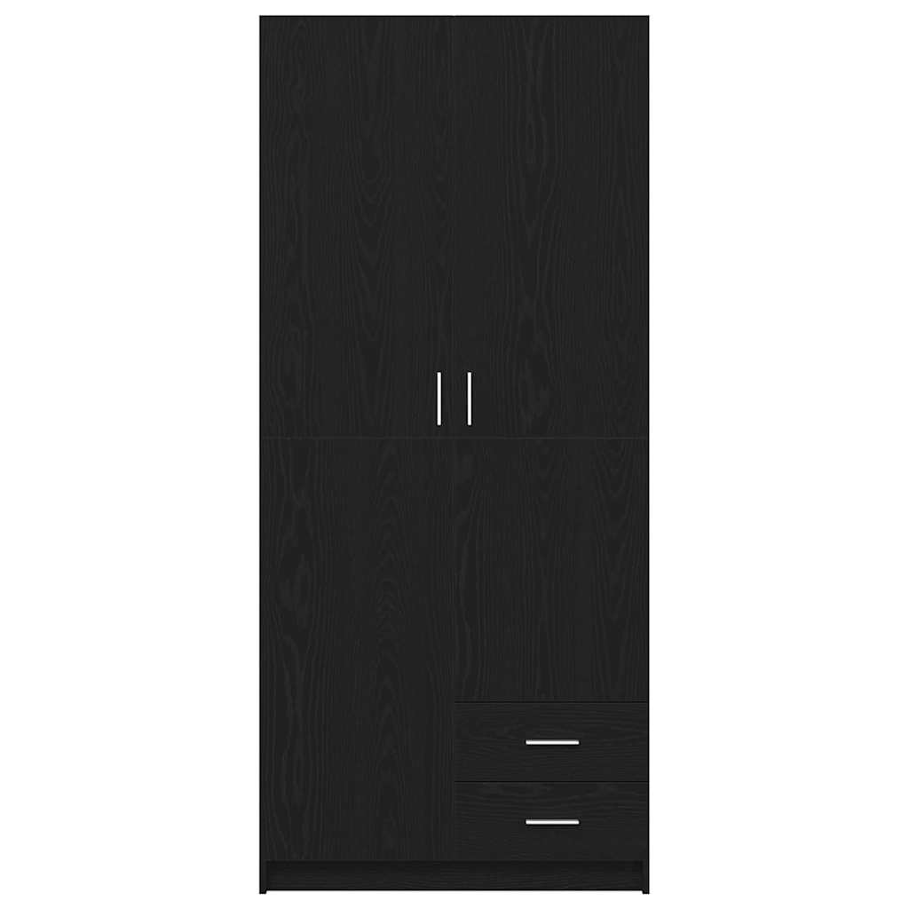 Armoire Chêne noir 80 x 52 x 180 cm Bois d'ingénierie - XIOS